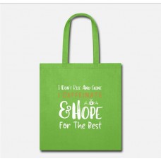 I Don't Rise And Shine I Caffeinate And Hope Lime Green Tote Bag